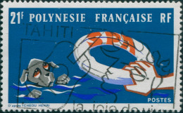 French Polynesia 1974 Sc#277,SG179 21f Animal Protection Society FU - Autres & Non Classés