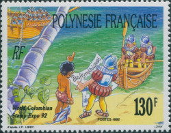 French Polynesia 1992 Sc#592,SG642 130f Sailor Asking Directions MNH - Autres & Non Classés