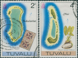 Tuvalu 1976 SG31-32 Maps FU - Tuvalu (fr. Elliceinseln)