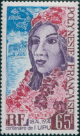 French Polynesia 1974 Sc#284,SG188 65f UPU Polynesian Woman MLH - Other & Unclassified