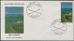 French Polynesia 1974 Sc#276,SG178 24f Golf Course View FDC - Autres & Non Classés