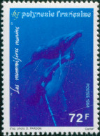 French Polynesia 1994 Sc#636,SG696 72f Humpback Whales MLH - Autres & Non Classés