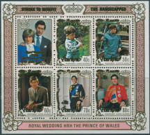 Cook Islands Penrhyn 1981 SG234 Royal Wedding Surcharges MS MLH - Penrhyn