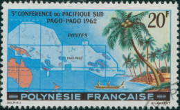 French Polynesia 1962 Sc#198,SG22 20f South Pacific Conference Pago-Pago FU - Andere & Zonder Classificatie