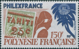 French Polynesia 1982 Sc#361,SG367 15f Philexfrance Stamp Exhibition MNH - Andere & Zonder Classificatie