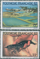 French Polynesia 1980 Sc#331-332,SG322-323 Aquaculture Set MLH - Autres & Non Classés