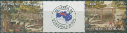French Polynesia 1984 Sc#C209-C210,SG430-431 Ausipex Stamp Exhibition Set MNH - Autres & Non Classés