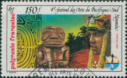 French Polynesia 1984 Sc#403,SG436 150f Arts Festival Noumea FU - Sonstige & Ohne Zuordnung