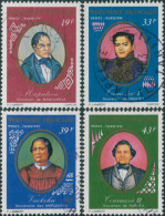 French Polynesia 1977 Sc#C141-C144,SG234-237 Sovereigns Of Archipelago Set FU - Autres & Non Classés