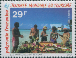 French Polynesia 1993 SG686 29f Beach Picnic MNH - Sonstige & Ohne Zuordnung