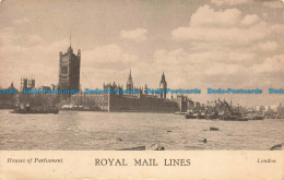 R678379 London. Houses Of Parliament. Royal Mail Lines - World