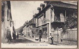 CPA 64 - BEDOUS - Rue Gambetta - TB PLAN CENTRE Jolie ANIMATION Vitrine Devanture MAGASIN BAZAR - Autres & Non Classés