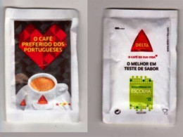 Sachet De Sucre " DELTA O Café Preferido Dos Portugueses " Tasse (scann Recto-verso) [S189]_Di291 - Sugars