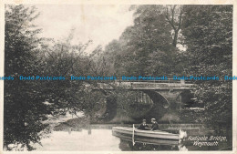 R678393 Weymouth. Radipole Bridge. 1926 - World