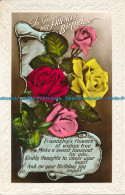 R678398 To Greet My Friends Birthday. Roses. RP - World