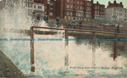 R677504 Brighton. Rough Sea By Volks Electric Railway. Brighton Palace Series No - World