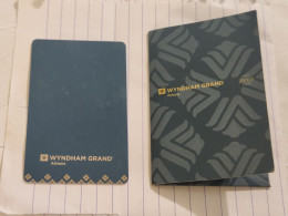 WYNDHAM GRAND Athens-(room Number-357 In Folder)-hotal Key Card-(1120)-used Card - Cartes D'hotel