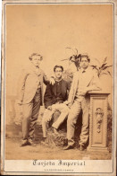 Cuba, Habana, Hommes Elegant, Aristocratie, Photo Fredricks Y Daries Tarjeta Imperial - Old (before 1900)