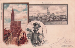 67 - STRASBOURG - STRASSBURG - Munster - Gesammtansicht - 1906 - Strasbourg