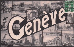 GENEVE  - Multivues - 1916 - Otros & Sin Clasificación