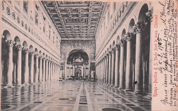 ROMA - Basilica Di S Paolo Fuori Le Mura ( Interno ) 1905 - Churches