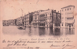 VENEZIA - Canal Grande E Palazzo La Sa S Oro - 1899 - Venezia (Venice)