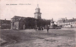 29 - Finistere - LESNEVEN - L'église Et La Place - Lesneven