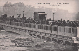 PARIS - Inondations 1910 - Pont Sully - Paris Flood, 1910