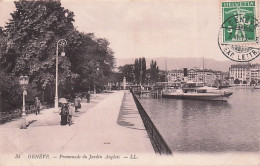 GENEVE -   Promenade Du Jardin Anglais - 1915 - Autres & Non Classés