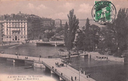 GENEVE - L'ile Rousseau Et Le Quai Du Mont Blanc - Sonstige & Ohne Zuordnung