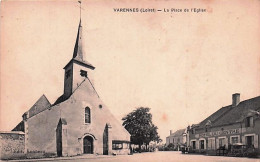 45 - Varennes-Changy - La Place De L'église - Hotel Du Centre - Autres & Non Classés