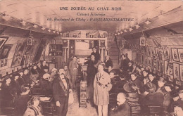 75 -  PARIS - MONTMARTRE - Une Soirée Au Chat Noir , Cabaret Artistique, 68 Boulevard De Clichy - Arrondissement: 18