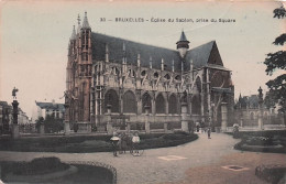 BRUXELLES - Eglise Du Sablon Prise Du Square - Autres & Non Classés