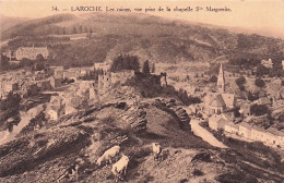 LA ROCHE  En ARDENNE -  Les Ruines - Vue Prise De La Chapelle Ste Marguerite - La-Roche-en-Ardenne