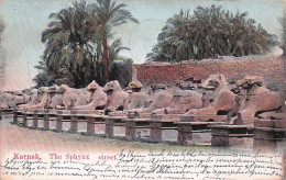 Egypt Egypte -  Karnak The Sphynx Street - Andere & Zonder Classificatie