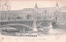 75 - PARIS - Entrée Du Carrousel Et Pont Des Saints Peres - 1902 - Other & Unclassified