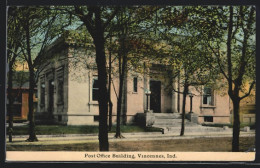 AK Vincennes, IN, Post Office Building  - Autres & Non Classés