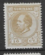 Suriname 1873-88, NVPH 6A MNG, Kw 25 EUR (SN 3176) - Surinam ... - 1975