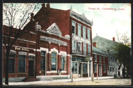 AK Guttenberg, IA, Front St. Post Office  - Andere & Zonder Classificatie