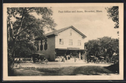 AK Brewster, MA, Post Office And Store  - Sonstige & Ohne Zuordnung