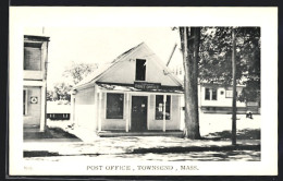 AK Townsend, MA, Post Office  - Autres & Non Classés
