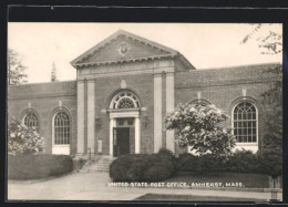 AK Amherst, MA, United States Post Office  - Andere & Zonder Classificatie