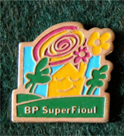 PIN'S " BP SUPER FIOUL " MAISON FLEURS ARBRES SOLEIL _DP84 - Autres & Non Classés