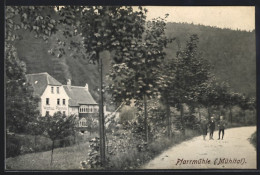 AK Eisenberg I. Thür., Auf Dem Weg Vor Dem Waldhaus Pfarrmühle Im Mühltal  - Eisenberg