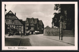 AK Bünde I. W., Kaufhaus H. Meyer In Der Bahnhofstrasse  - Buende