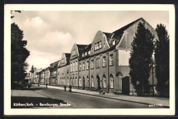 AK Köthen /Anh., Partie In Der Bernburger Strasse  - Koethen (Anhalt)