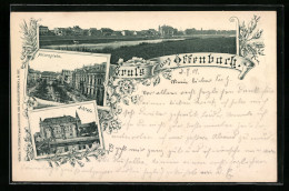 AK Offenbach, Alicenplatz, Schloss  - Offenbach