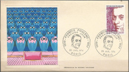 FRANCE  FDC N° 1785 - 1970-1979