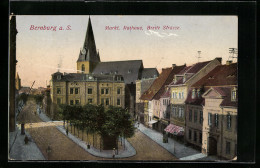 AK Bernburg, Markt, Rathaus, Breitestrasse  - Bernburg (Saale)