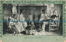 R677545 Interior Of An Irish Cabin. McCaw Stevenson. Marcus Ward Series No. 44. - Monde